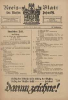 Kreis-Blatt des Kreises Posen-Ost 1918.04.06 Jg.30 Nr15
