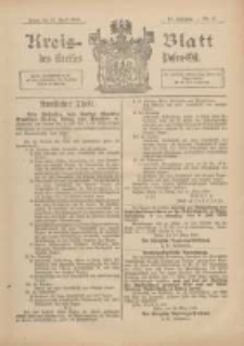 Kreis-Blatt des Kreises Posen-Ost 1899.04.15 Jg.12 Nr15