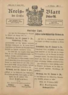 Kreis-Blatt des Kreises Posen-Ost 1900.01.13 Jg.13 Nr2