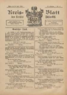 Kreis-Blatt des Kreises Posen-Ost 1900.04.28 Jg.13 Nr17