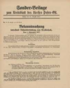 Kreis-Blatt des Kreises Posen-Ost 1917.08.31 Jg.29 Nr46 Sonder Beilage