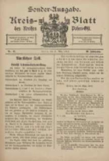 Kreis-Blatt des Kreises Posen-Ost 1918.03.27 Jg.30 Nr13 Sonder Ausgabe