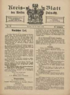 Kreis-Blatt des Kreises Posen-Ost 1918.04.20 Jg.30 Nr17