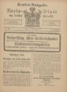 Kreis-Blatt des Kreises Posen-Ost 1918.06.26 Jg.30 Nr28 Sonder Ausgabe