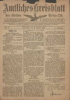 Kreis-Blatt des Kreises Posen-Ost 1918.10.19 Jg.30 Nr61