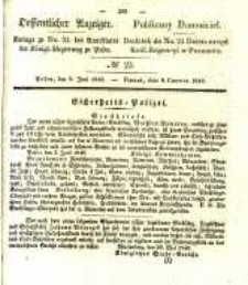 Oeffentlicher Anzeiger. 1840.06.09 Nro.23