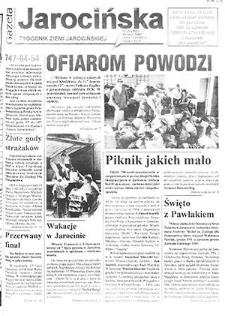 Gazeta Jarocińska 1997.07.18 Nr29(355)