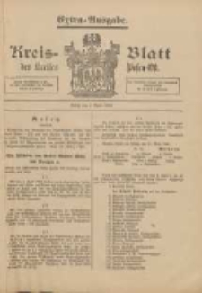 Kreis-Blatt des Kreises Posen-Ost 1900.04.02 Extra Ausgabe