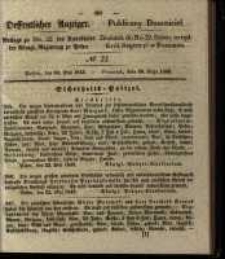 Oeffentlicher Anzeiger. 1843.06.01 Nro.22