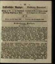 Oeffentlicher Anzeiger. 1843.08.24 Nro.34