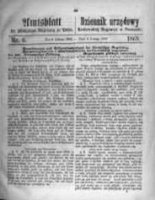 Amtsblatt der Königlichen Regierung zu Posen. 1869.02.09 Nro.6