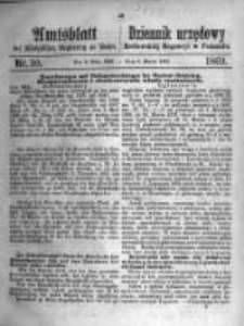 Amtsblatt der Königlichen Regierung zu Posen. 1869.03.09 Nro.10