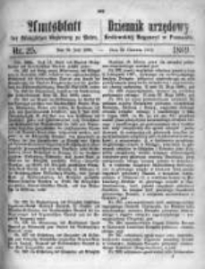 Amtsblatt der K&ouml;niglichen Regierung zu Posen. 1869.06.22 Nro.25