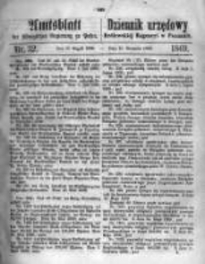 Amtsblatt der K&ouml;niglichen Regierung zu Posen. 1869.08.10 Nro.32
