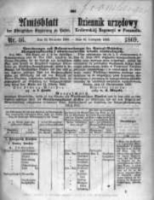 att der K&ouml;niglichen Regierung zu Posen. 1869.11.16 Nro.46