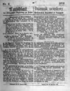 Amtsblatt der K&ouml;niglichen Regierung zu Posen. 1876.01.26 Nro.4