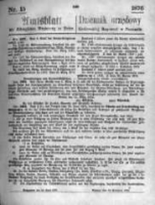 Amtsblatt der Königlichen Regierung zu Posen. 1876.04.12 Nro.15