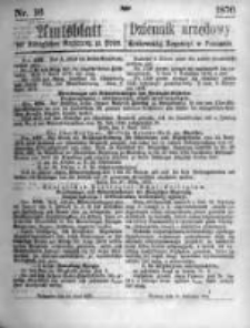 Amtsblatt der Königlichen Regierung zu Posen. 1876.04.19 Nro.16