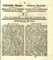 Oeffentlicher Anzeiger . 1840.10.13 Nro.41
