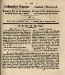 Oeffentlicher Anzeiger . 1840.11.03 Nro.44