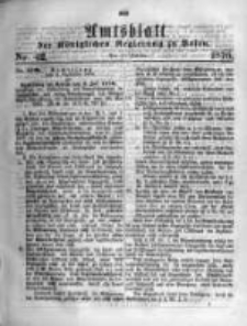 Amtsblatt der K&ouml;niglichen Regierung zu Posen. 1876.10.18 Nro.42
