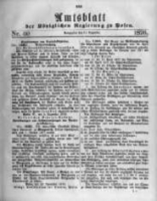Amtsblatt der K&ouml;niglichen Regierung zu Posen. 1876.12.13 Nro.50