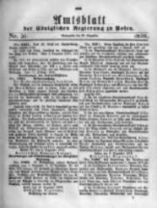 Amtsblatt der K&ouml;niglichen Regierung zu Posen. 1876.12.20 Nro.51