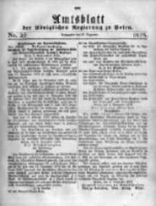 Amtsblatt der K&ouml;niglichen Regierung zu Posen. 1876.12.27 Nro.52