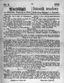 Amtsblatt der K&ouml;niglichen Regierung zu Posen. 1875.01.31 Nro.5