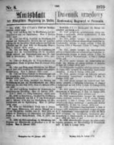 Amtsblatt der K&ouml;niglichen Regierung zu Posen. 1875.02.21 Nro.8