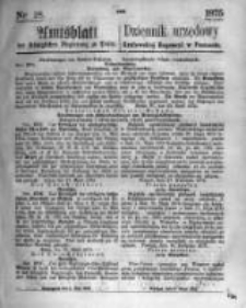 Amtsblatt der K&ouml;niglichen Regierung zu Posen. 1875.05.05 Nro.18