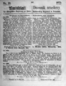 Amtsblatt der Königlichen Regierung zu Posen. 1875.03.31 Nro.13