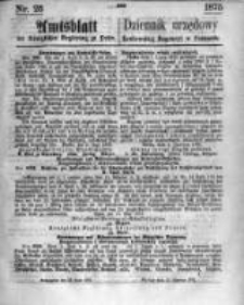 Amtsblatt der Königlichen Regierung zu Posen. 1875.06.23 Nro.25