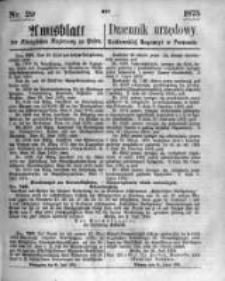 Amtsblatt der Königlichen Regierung zu Posen. 1875.07.21 Nro.29