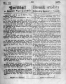 Amtsblatt der K&ouml;niglichen Regierung zu Posen. 1875.08.04 Nro.31