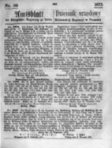 Amtsblatt der K&ouml;niglichen Regierung zu Posen. 1875.09.29 Nro.39
