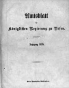 Amtsblatt der K&ouml;niglichen Regierung zu Posen. 1878.01.02 Nro.1