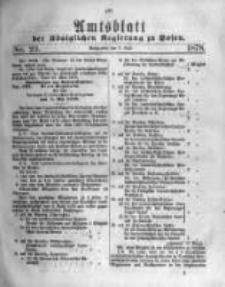 Amtsblatt der K&ouml;niglichen Regierung zu Posen. 1878.06.05 Nro.23
