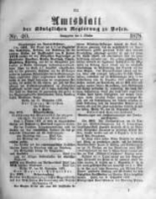 Amtsblatt der Königlichen Regierung zu Posen. 1878.10.02 Nro.40