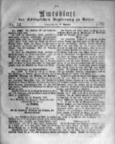 Amtsblatt der K&ouml;niglichen Regierung zu Posen. 1878.12.18 Nro.51