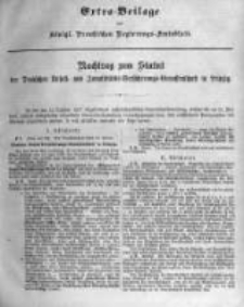 Extra=Beilage zum K&ouml;nigl. Preussischen Regierungs-Amtsblatt