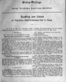 Extra=Beilage zum K&ouml;nigl. Preussischen Regierungs-Amtsblatt
