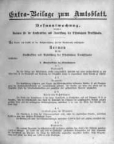 Extra-Beilage zum Amtsblatt