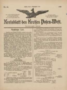 Kreisblatt des Kreises Posen-West 1911.11.09 Jg.23 Nr45