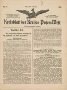 Kreisblatt des Kreises Posen-West 1915.02.04 Jg.27 Nr6