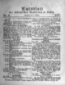 Amtsblatt der K&ouml;niglichen Regierung zu Posen. 1877.02.21 Nro.8