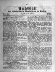 Amtsblatt der K&ouml;niglichen Regierung zu Posen. 1877.02.28 Nro.9