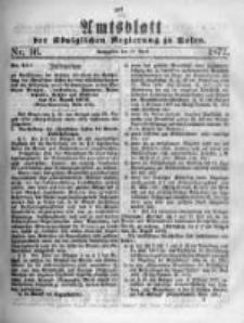 Amtsblatt der Königlichen Regierung zu Posen. 1877.04.18 Nro.16