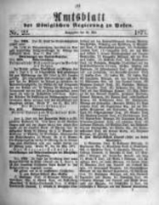 Amtsblatt der Königlichen Regierung zu Posen. 1877.05.30 Nro.22