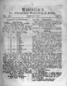 Amtsblatt der K&ouml;niglichen Regierung zu Posen. 1877.06.06 Nro.23